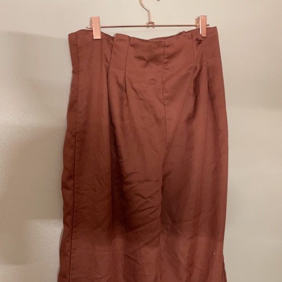 Sweet Baby Jamie Rust Pleated Pants - Picture 8 of 9